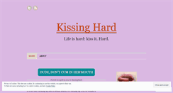 Desktop Screenshot of kissinghard.wordpress.com