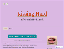 Tablet Screenshot of kissinghard.wordpress.com