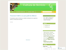 Tablet Screenshot of culturadeservicio.wordpress.com