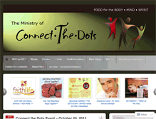 Tablet Screenshot of connectthedotsministry.wordpress.com