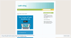 Desktop Screenshot of laik.wordpress.com