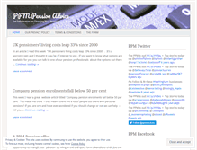 Tablet Screenshot of pensionquoter.wordpress.com