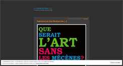 Desktop Screenshot of monartiste.wordpress.com