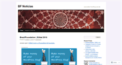 Desktop Screenshot of bfnoticia.wordpress.com