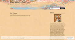 Desktop Screenshot of kitsunemindofafox.wordpress.com