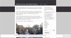 Desktop Screenshot of grahamdunningreagarden.wordpress.com