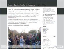 Tablet Screenshot of grahamdunningreagarden.wordpress.com