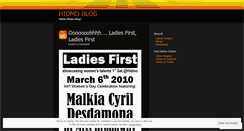 Desktop Screenshot of hidmolove.wordpress.com