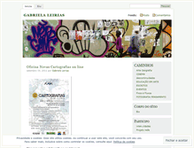 Tablet Screenshot of gabrielaleirias.wordpress.com