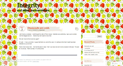 Desktop Screenshot of integrityme.wordpress.com