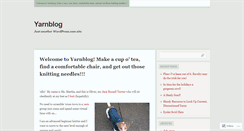 Desktop Screenshot of anotheryarnblog.wordpress.com