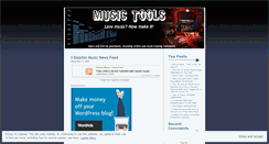 Desktop Screenshot of musicianstools.wordpress.com