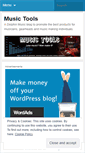 Mobile Screenshot of musicianstools.wordpress.com