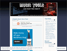 Tablet Screenshot of musicianstools.wordpress.com