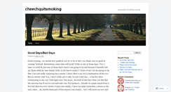 Desktop Screenshot of cheechquitsmoking.wordpress.com