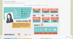 Desktop Screenshot of lunamincheng.wordpress.com