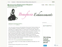 Tablet Screenshot of beaufacia.wordpress.com