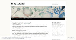 Desktop Screenshot of mediaontwitter.wordpress.com