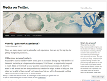 Tablet Screenshot of mediaontwitter.wordpress.com