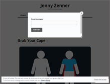 Tablet Screenshot of jennyzenner.wordpress.com