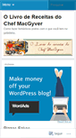 Mobile Screenshot of chefmacgyver.wordpress.com