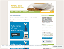 Tablet Screenshot of mindfuleten.wordpress.com