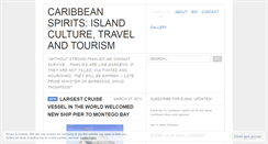 Desktop Screenshot of caribbeanspirits.wordpress.com
