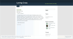 Desktop Screenshot of lovingcross.wordpress.com