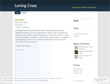 Tablet Screenshot of lovingcross.wordpress.com