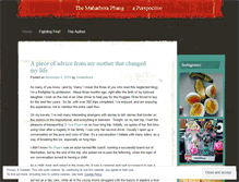 Tablet Screenshot of mahathera.wordpress.com