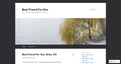 Desktop Screenshot of bestfriendforhire.wordpress.com