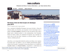 Tablet Screenshot of neocultura.wordpress.com