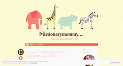 Desktop Screenshot of missionarymomma.wordpress.com