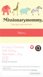 Mobile Screenshot of missionarymomma.wordpress.com