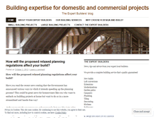 Tablet Screenshot of expertbuilders.wordpress.com