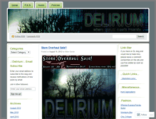 Tablet Screenshot of deliriumfashion.wordpress.com