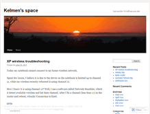 Tablet Screenshot of kelmenwong.wordpress.com