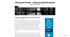 Desktop Screenshot of bradwestwood.wordpress.com
