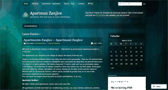 Desktop Screenshot of apartmanzanjice.wordpress.com