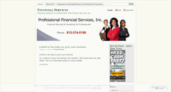 Desktop Screenshot of pfcfinance.wordpress.com