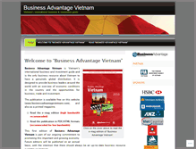 Tablet Screenshot of businessadvantagevietnam.wordpress.com