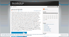Desktop Screenshot of makehealthylifestyle.wordpress.com