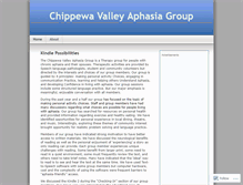 Tablet Screenshot of cvaphasiagroup.wordpress.com
