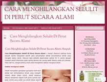 Tablet Screenshot of caramenghilangkanselulitmembandeldiperut.wordpress.com