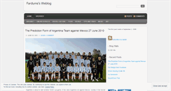 Desktop Screenshot of fardums.wordpress.com
