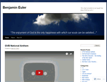 Tablet Screenshot of beuler.wordpress.com