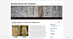 Desktop Screenshot of braziliankeratinhairtreatments.wordpress.com