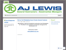 Tablet Screenshot of ajlewiscorp.wordpress.com