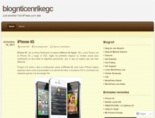 Tablet Screenshot of blognticenrikegc.wordpress.com