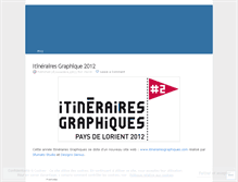 Tablet Screenshot of itinerairesgraphiques.wordpress.com